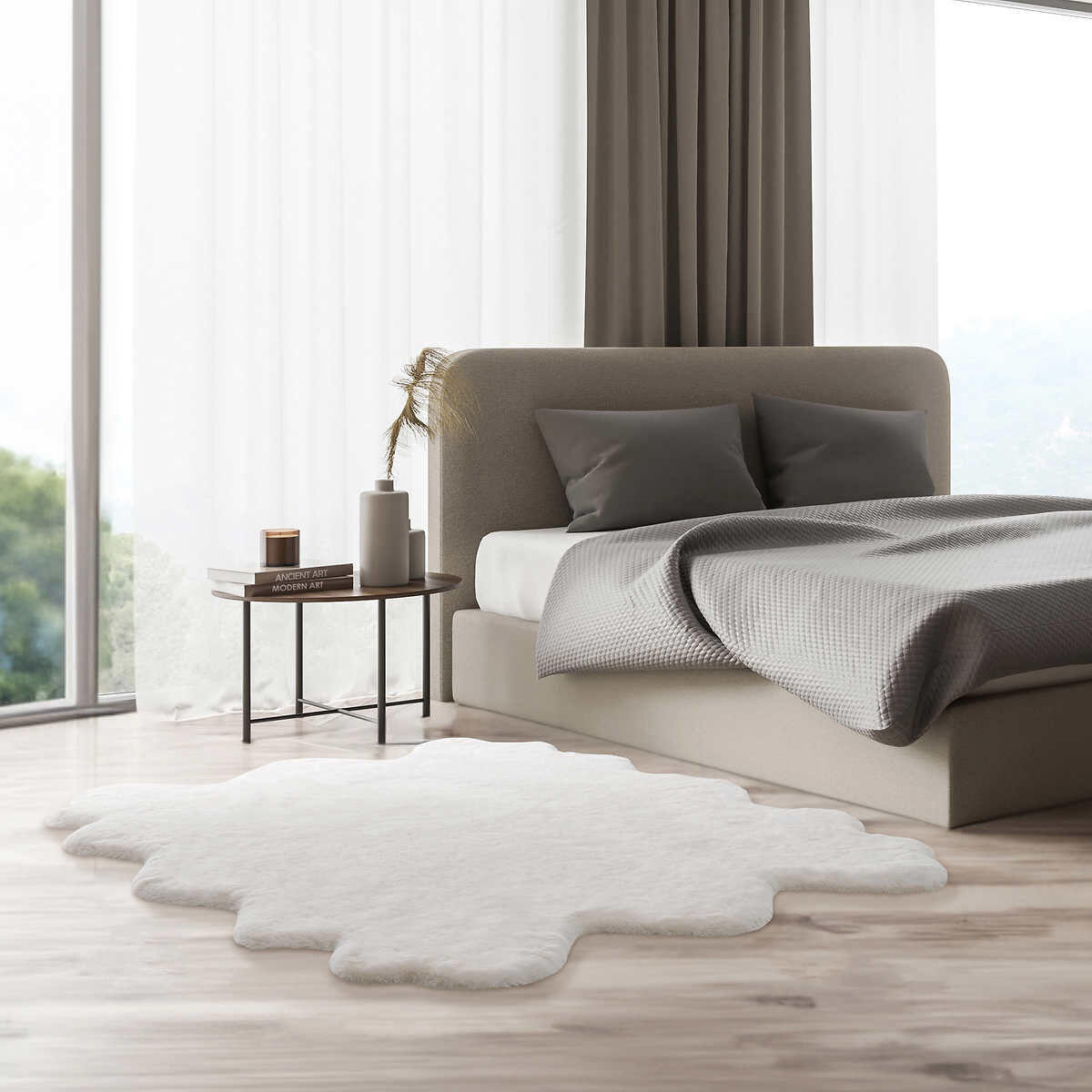 Mon Chateau Luxe Faux Fur 5ft3in x 5ft10in Rug 1739670 #93713