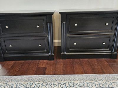 Lateral filing cabinet set of 2
