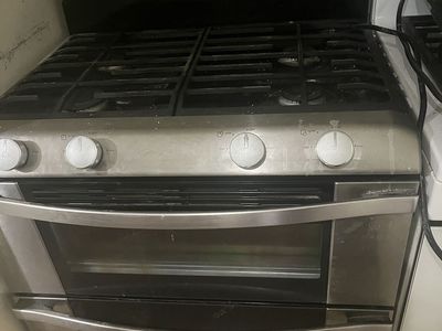 Whirlpool Stainless Steel Gas Range with Double Oven