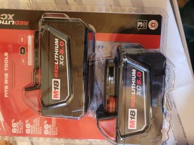 Milwaukee m18 battery's