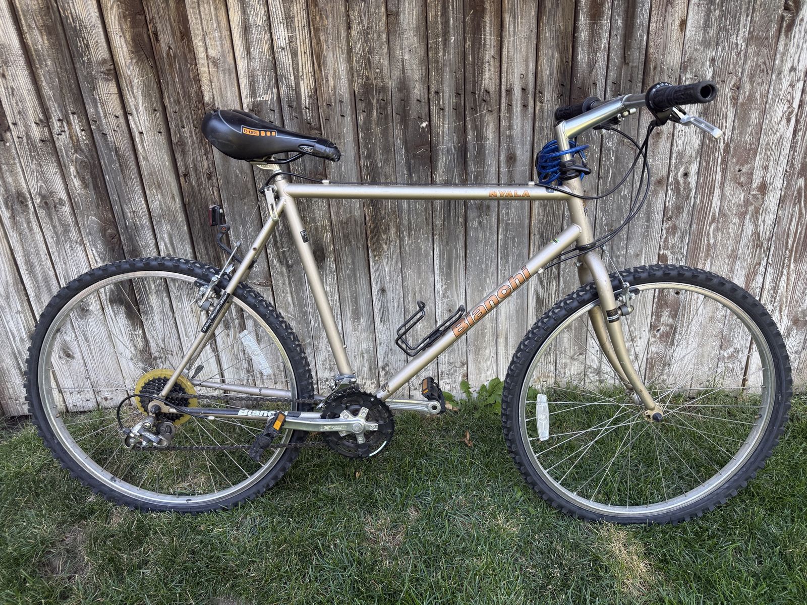 Old Bianchi hard tail mountain bike 