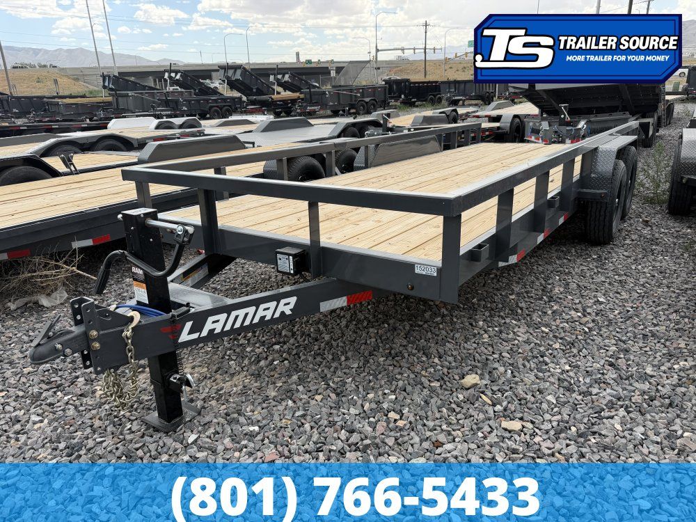 7x20 Lamar U6 Equipment Trailer - 14K GVWR -