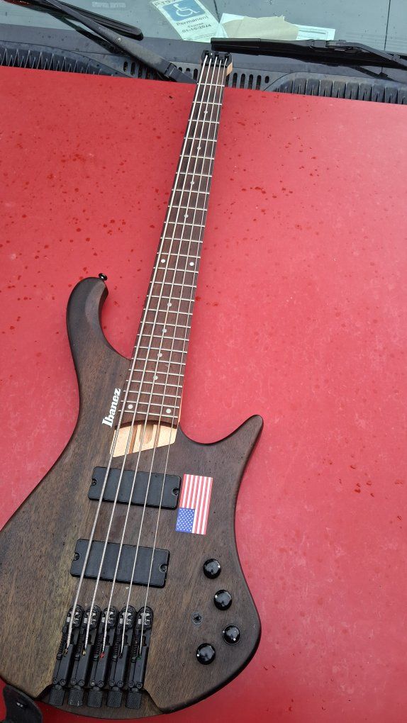 Ibanez Premium SR1355B 5-String Electric Bass Guitar - Dual Mode Pickups