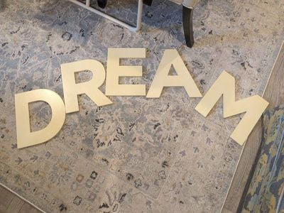 dream wood letters home decor