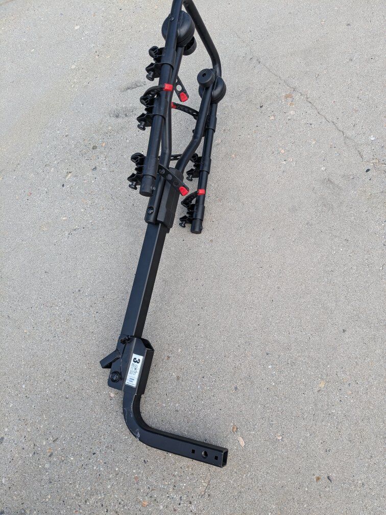 3 place 11/4" receiver car or truck bicycle rack