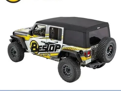 Bestop Supertop Ultra Soft Top Jeep 2018-2025 Jeep Wrangler JL 4-Door 54725-17