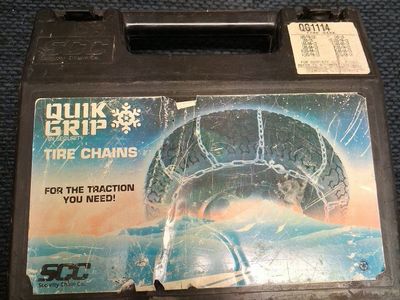 SCC Quik Grip Tire Chains Model QG1114 in Storage Case