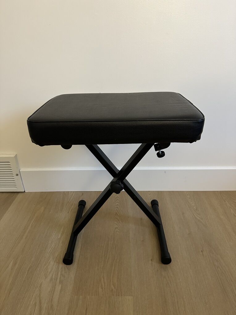 Adjustable Soft Cushioned Keyboard Bench