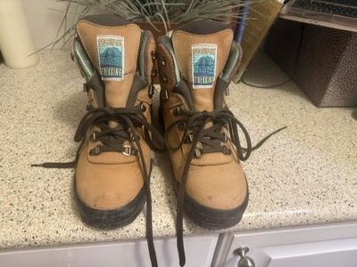 Tecnica Trekking Hiking Boots Women's Size 8 1/2 Tan/Brown Leather Outdoor Footwear