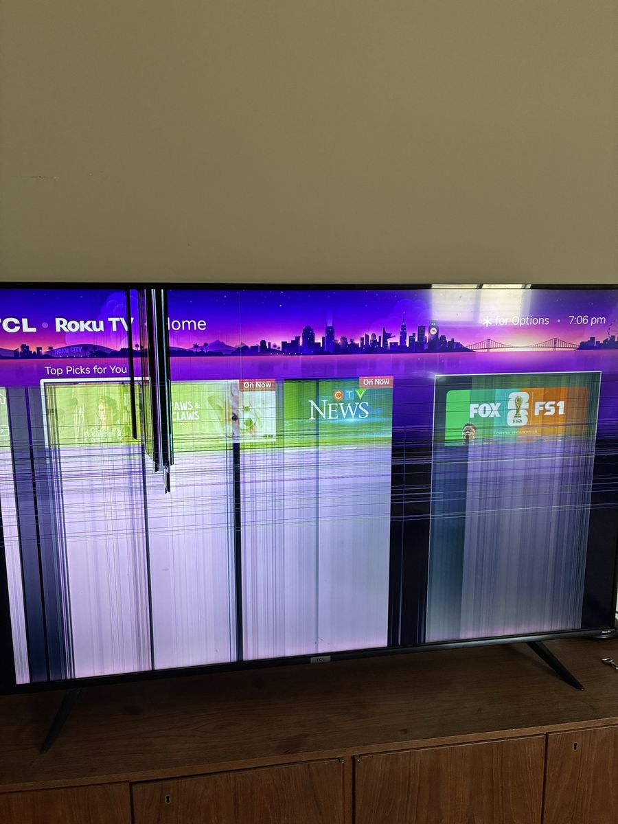 Broken TV
