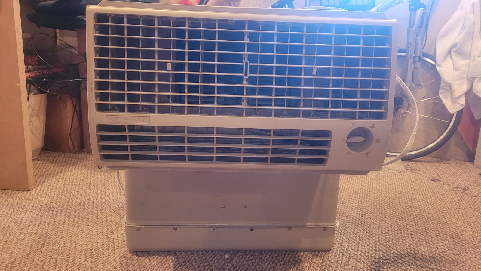 Champion water/swamp cooler window mount.