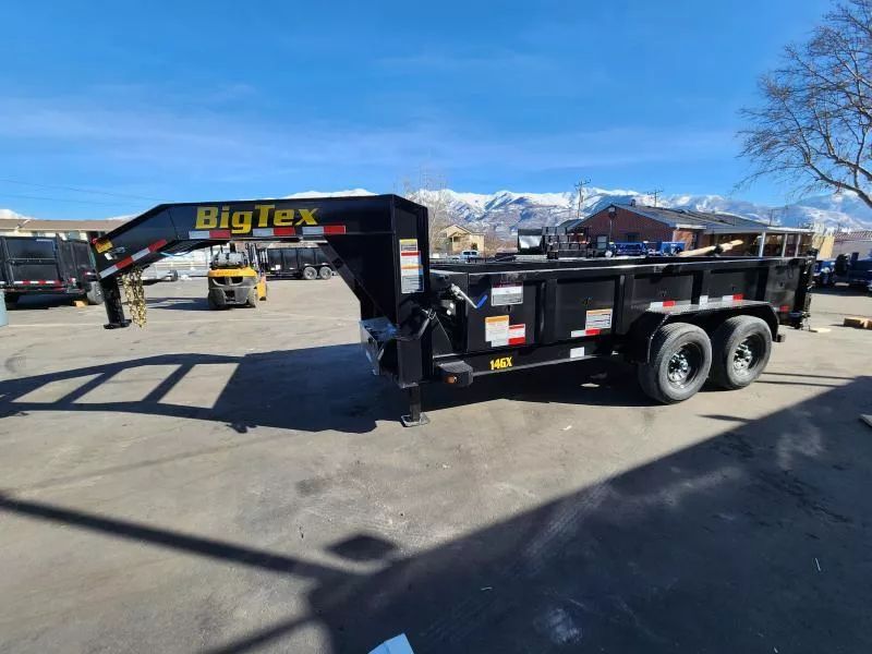 2026 Big Tex Trailers 7X16 Gooseneck 15.9K 2' Side