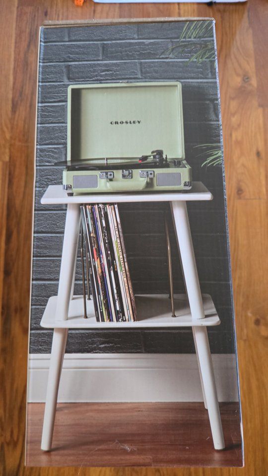Brand New Crosley Cruiser Premier Suitcase Record Player (Mint Green)