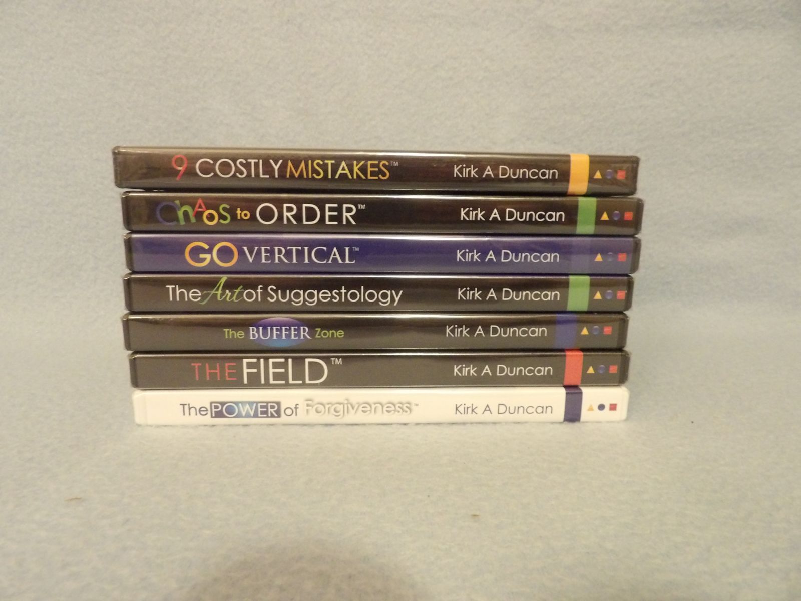 Lot of 7 Kirk & Kim Duncan~Ann Washburn~3 Key Elements~Life Coaching Recordings - 7 NEW