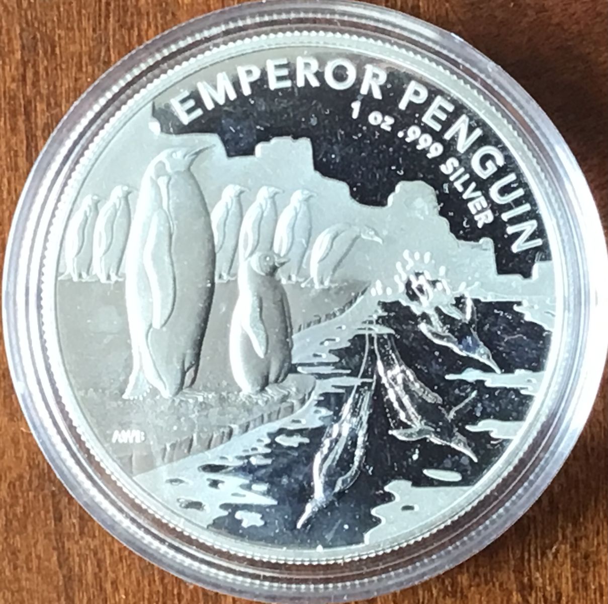 2023 Australian Emperor Penguin 1oz silver coin