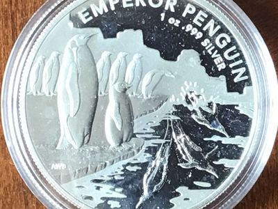 2023 Australian Emperor Penguin 1oz silver coin