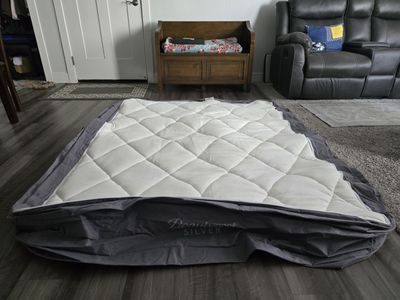 Beautyrest Queen Quilted Pillow Top Air Mattress with Built-in Pump