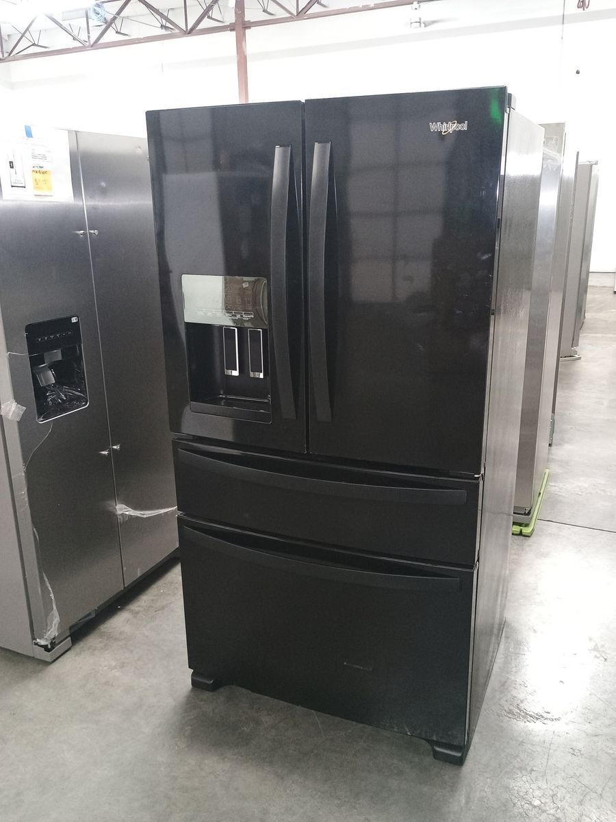 NEW WHIRLPOOL 4 DOOR BLACK FRENCH DOOR