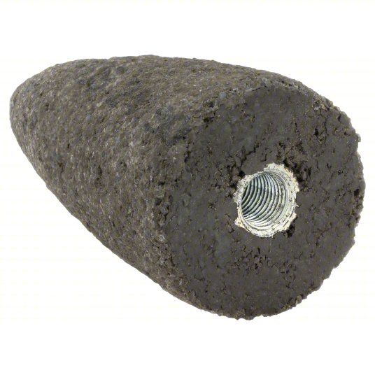 Norton Grinding Cone: Type 16, 1 1/2" x 3" x 3/8"-24, Zirconia Alumina, 20 Grit, 10 cones