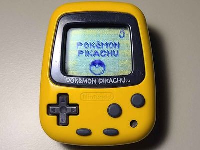 1998 Pokemon Pocket Pikachu Pedometer Tested Working w/Battery Cover