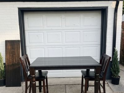 Dining table and chairs