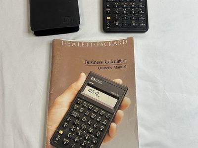 HP Hewlett Packard 10B Business Calculator With Sleeve