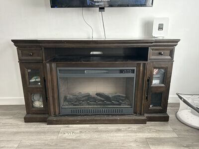 Tv Stand With Fireplace