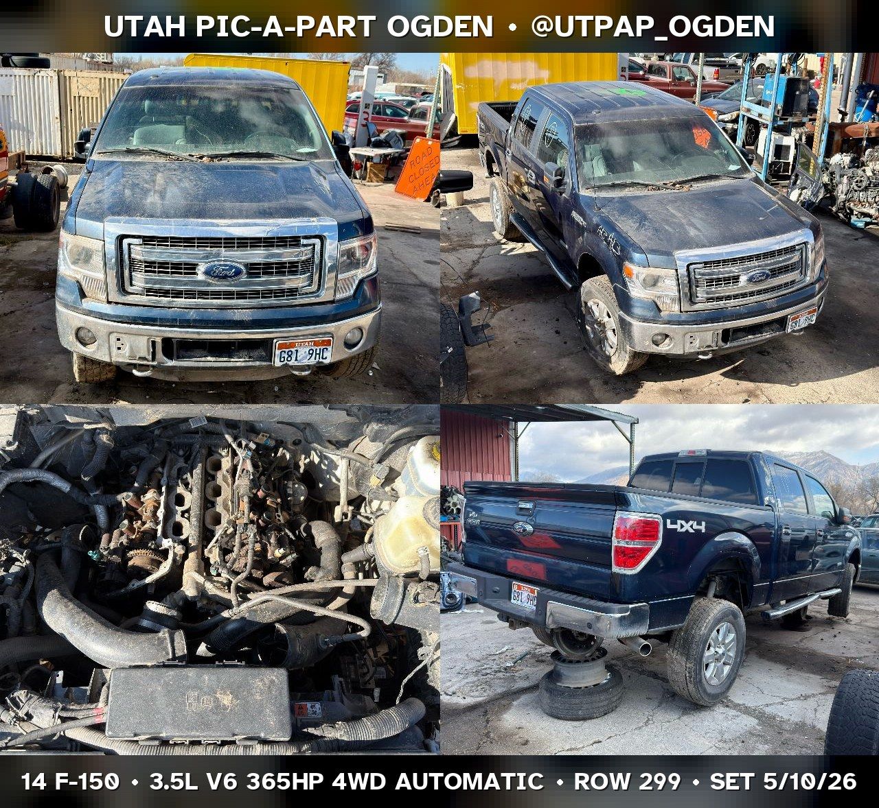 2014 Ford F-150 Parts - UTPAP Ogden