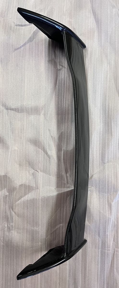 OLM STI Style Carbon Fiber/Gloss Black Spoiler w/o bases for 2015-2021 Subaru WRX STI