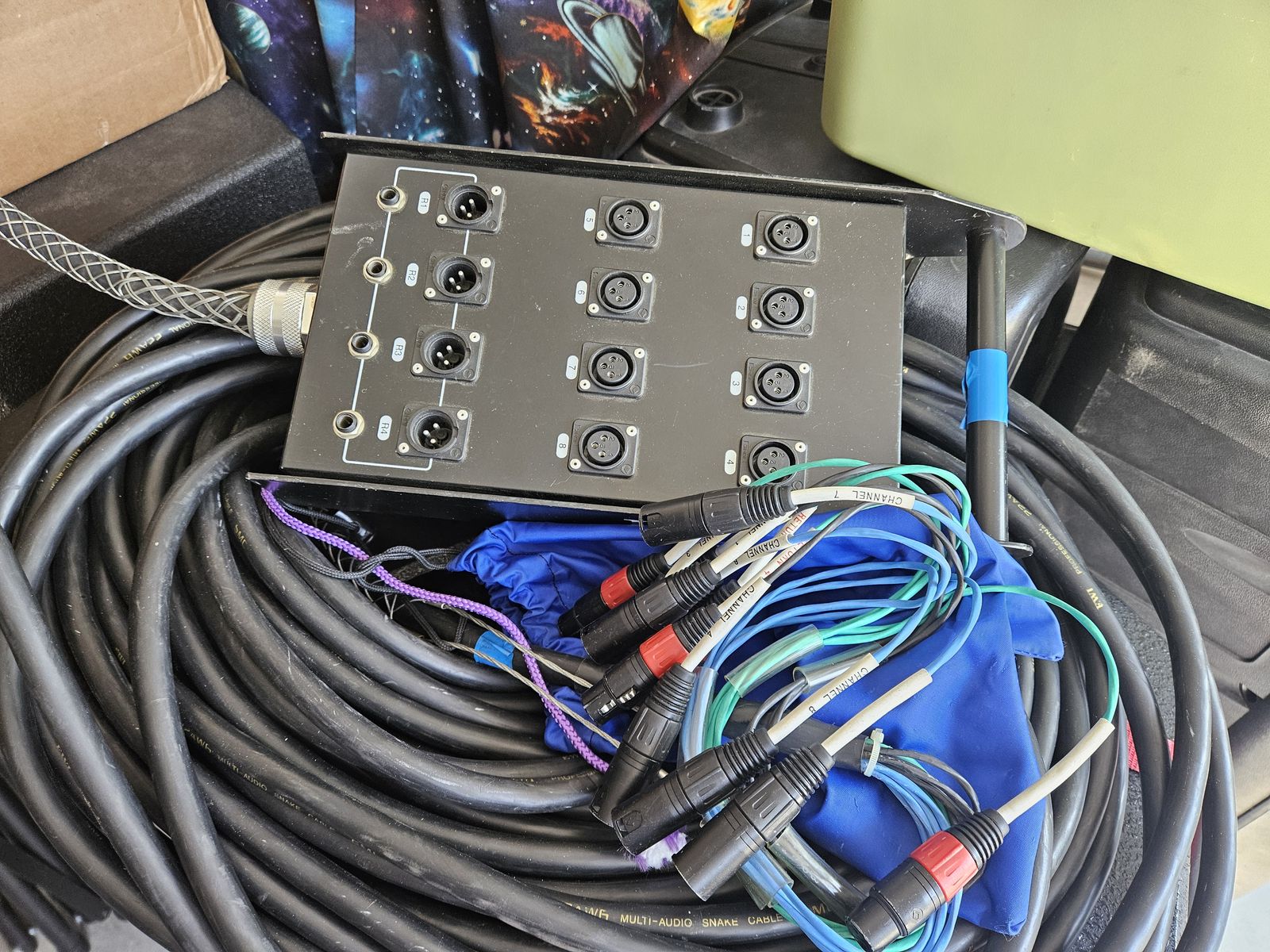 100'  8X4 audio snake