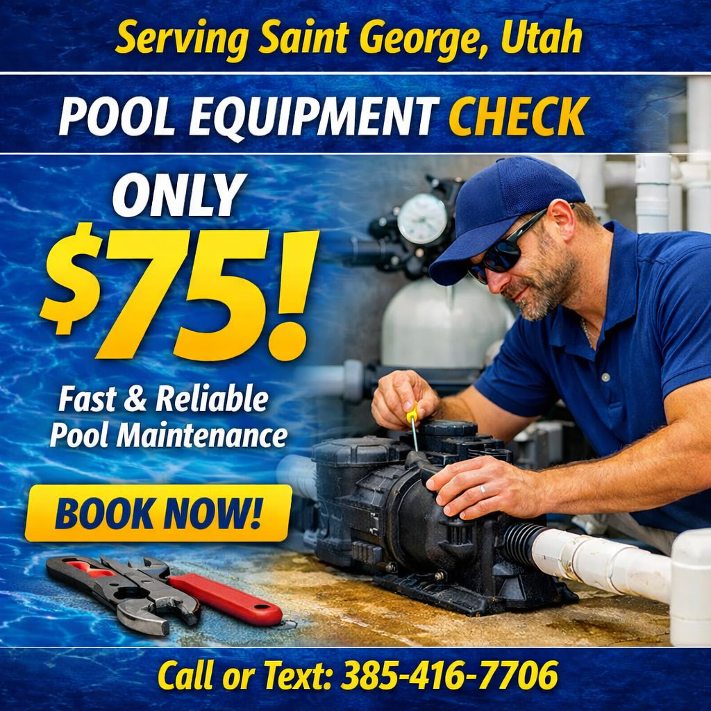 Pool & Spa Service Starting at Just $75 per Visit