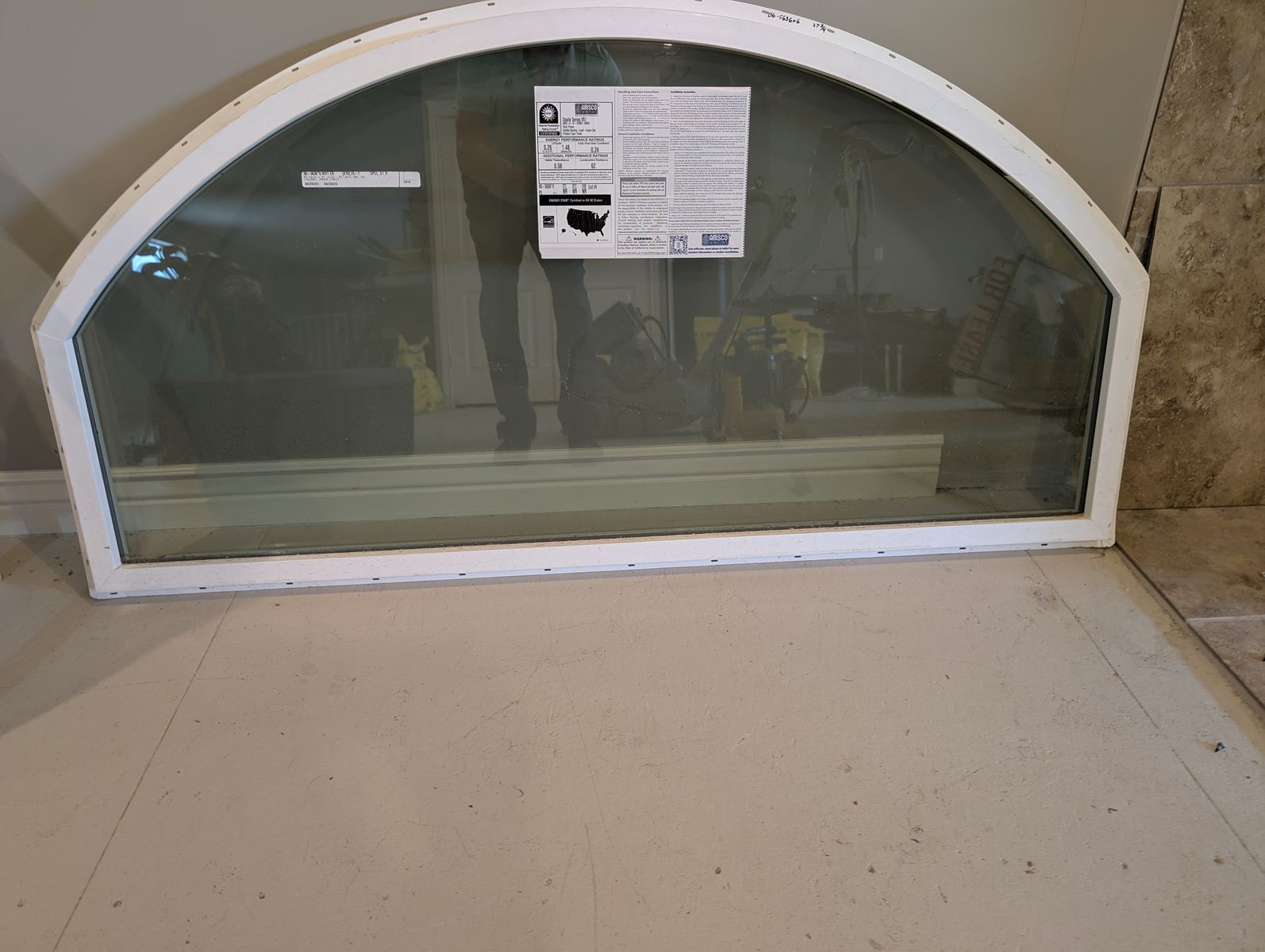 Arch Aamsco Window white vinyl