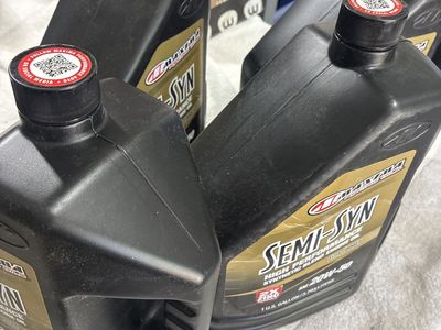 4 gallons Semi Syn High Performance 20W-50. Sealed.