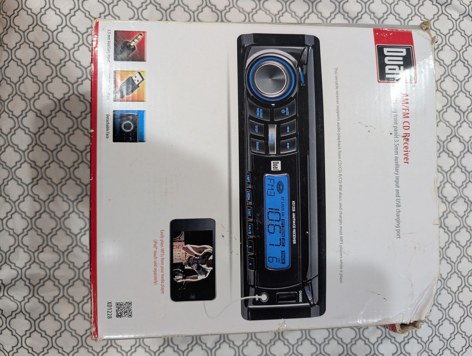 Brand new AM FM car radio with CD player