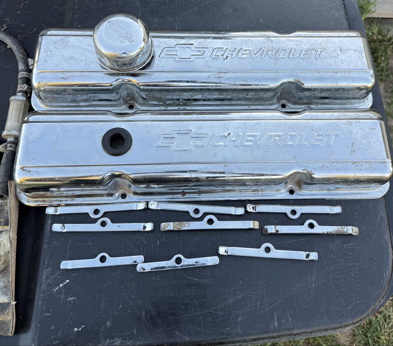 CHROME SBC VALVE COVERS