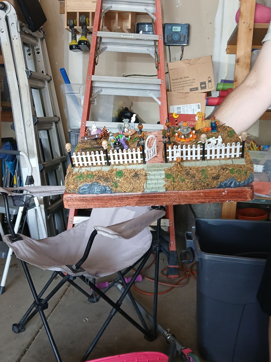 Haunted Halloween village