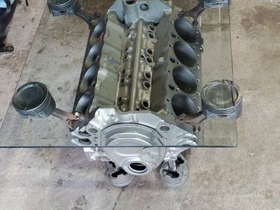 chevy 350 engine coffee table