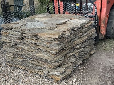 natural Flagstone silver quartzite
