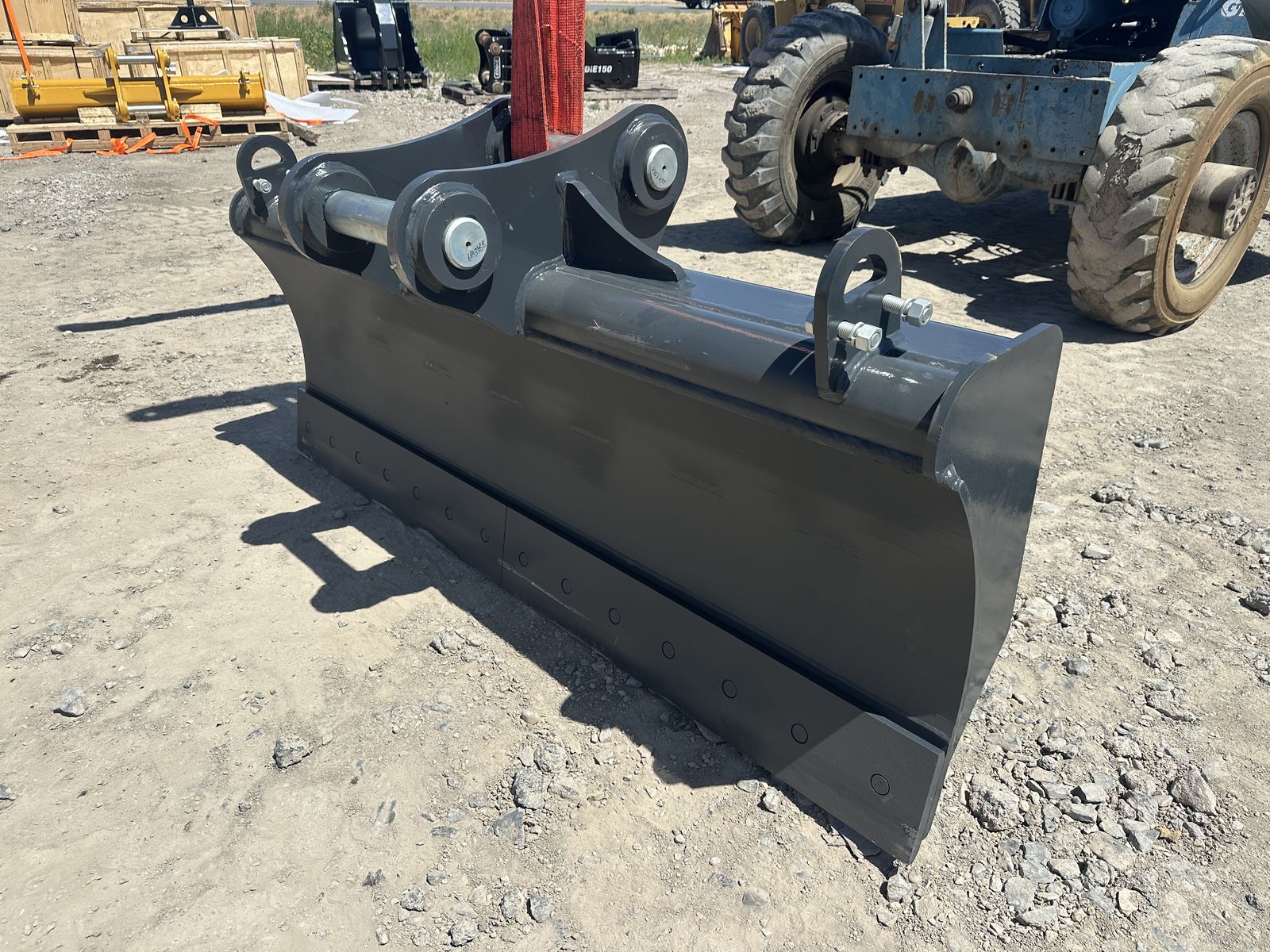 New Excavator Grading Blade Attachment