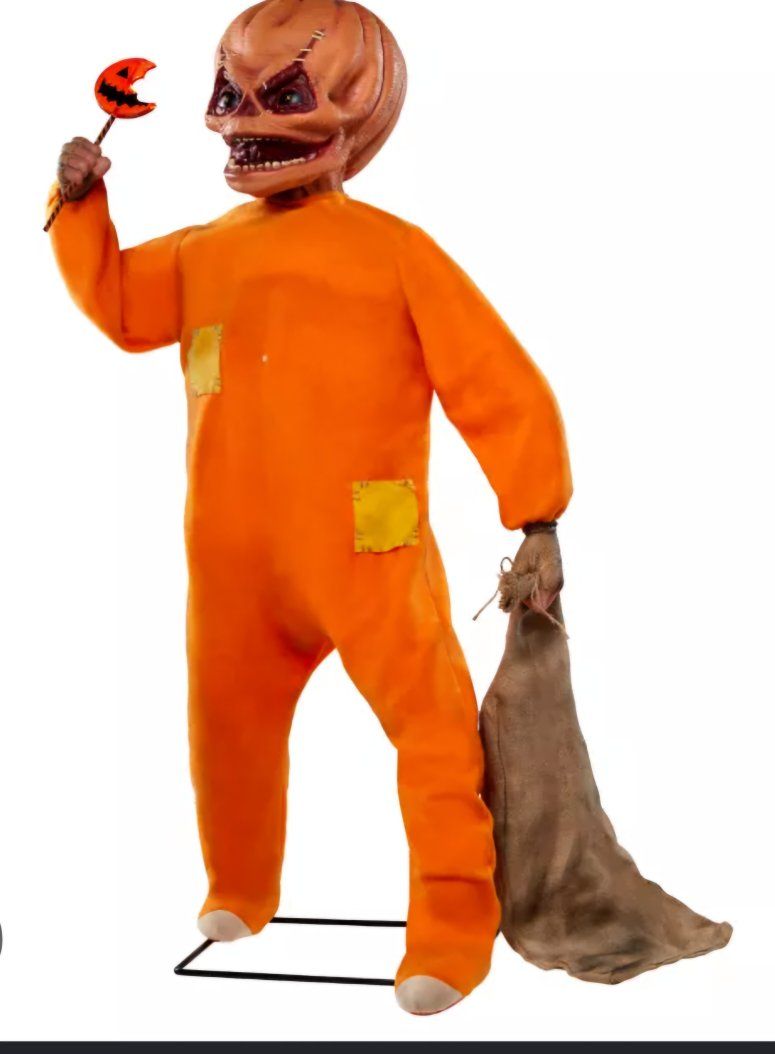 sam Halloween animatronic face changing