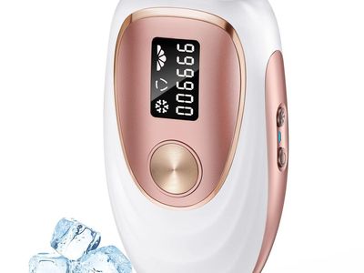 NEW Laser Hair Removal Device - Home 45°F Ice-Cooling Contact for Painless & Long-Lasting Results, 86% Hair Reduction in 3 Weeks