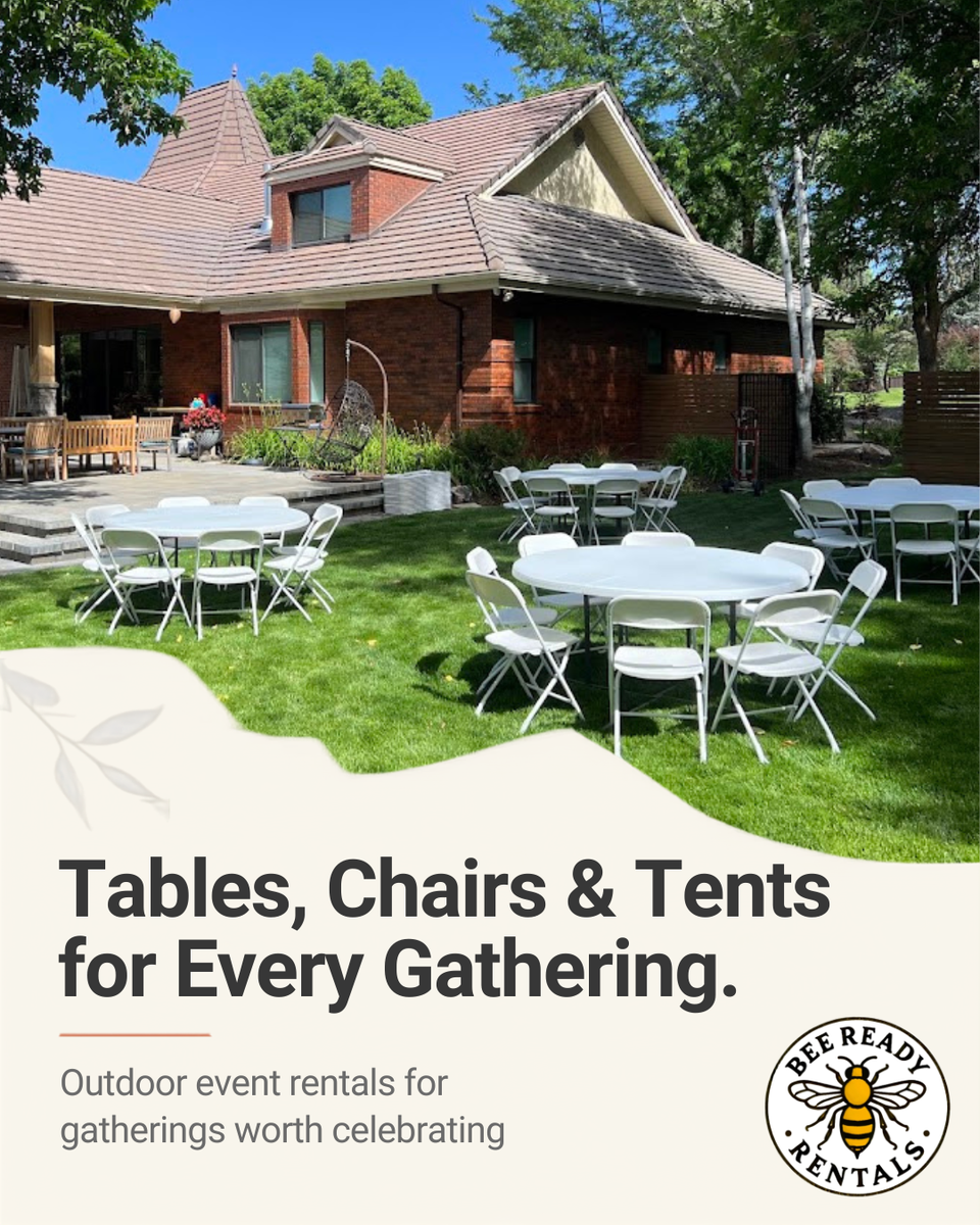 Table, Chair, Pop-Up Tent and More Rentals | Salt Lake & Davis County
