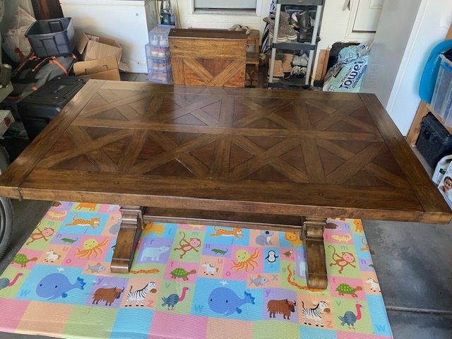 Dining table and chairs