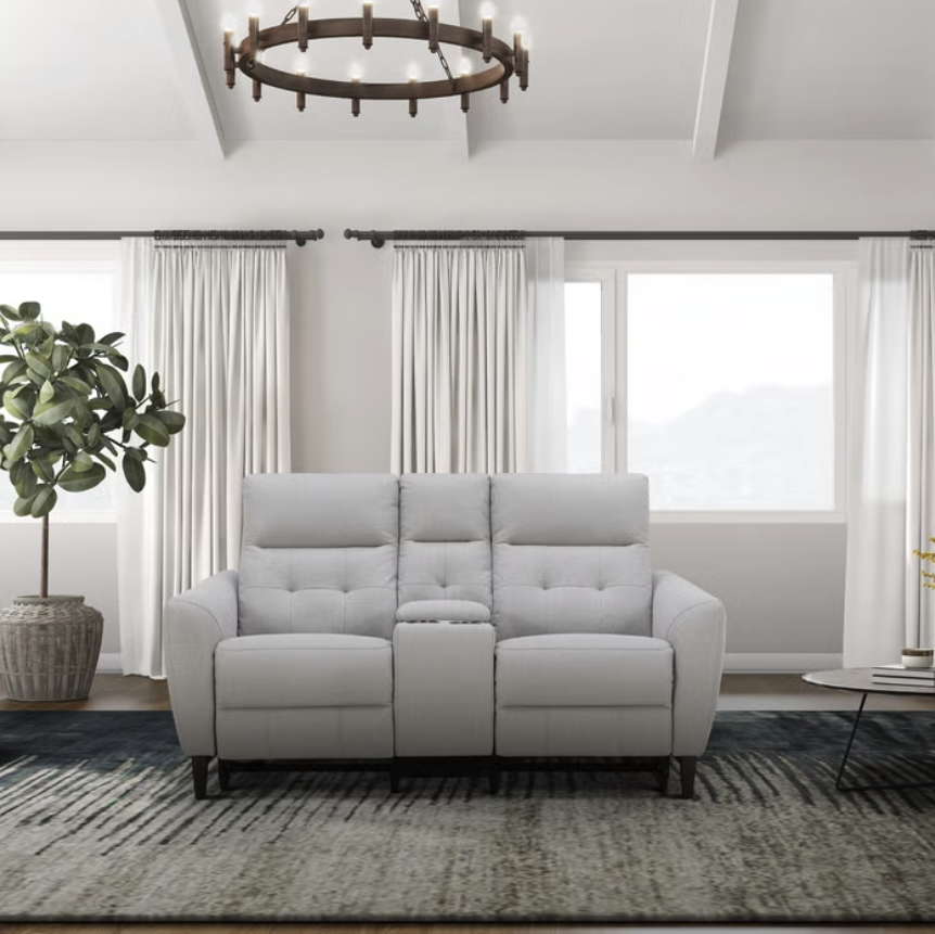 BACK TO SCHOOL RECLINING DEAL – ALPENDALE FABRIC POWER LOVESEAT