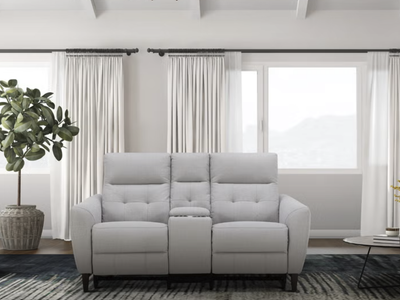 BACK TO SCHOOL RECLINING DEAL – ALPENDALE FABRIC POWER LOVESEAT