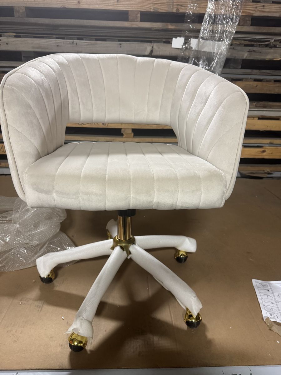 Velvet Office Desk Chair, Modern Home Desk