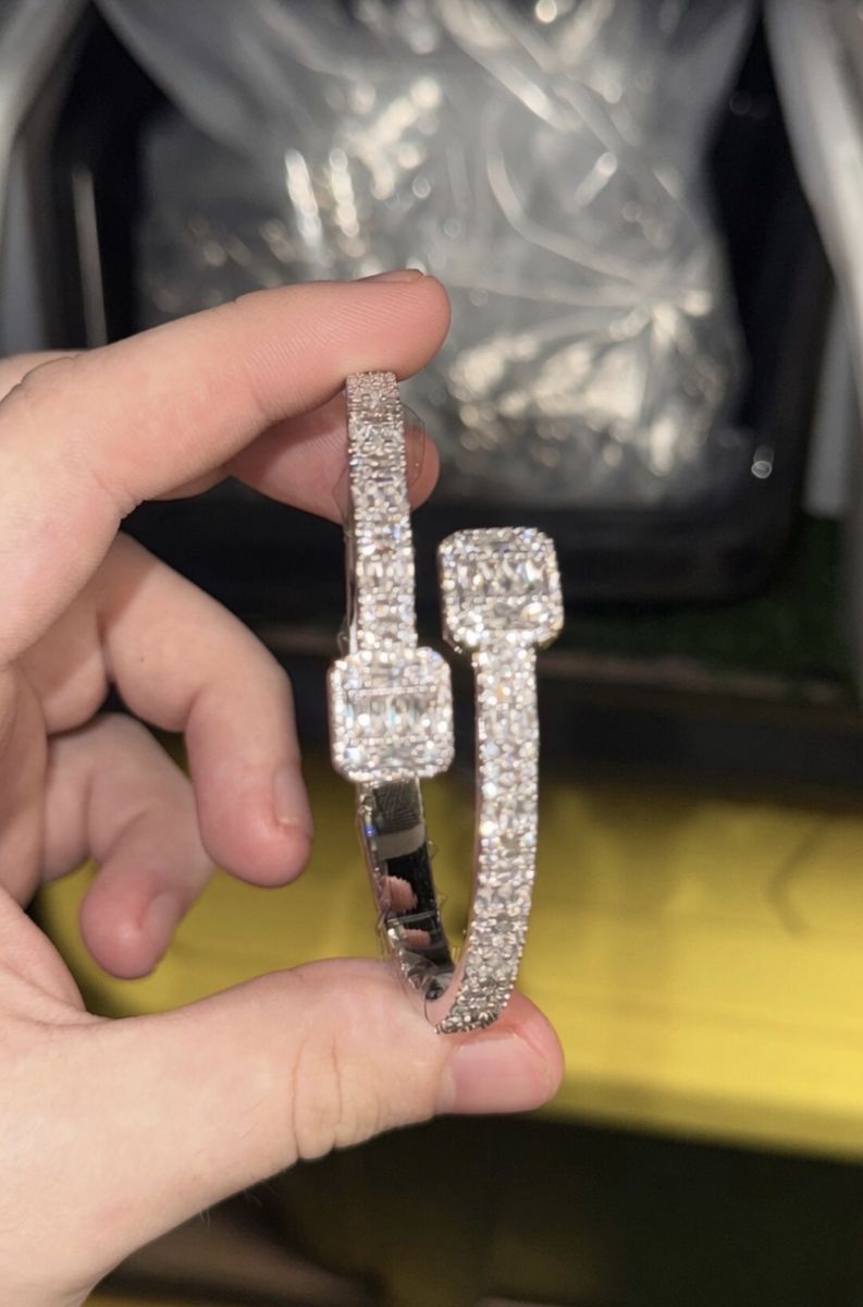 Iced Silver Bracelet