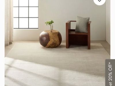 New Calvin Klein Home Jackson Solid Area Rug