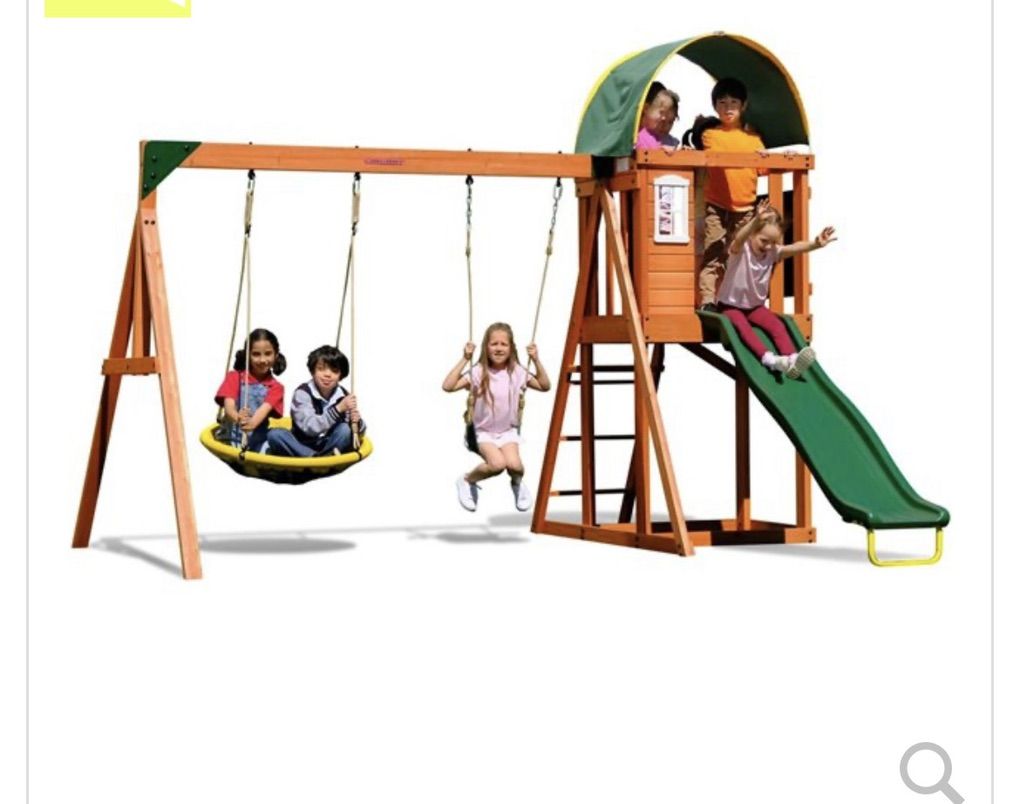 Sportspower Amelia Wooden Swing Set