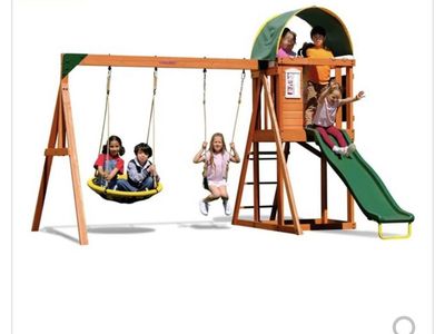 Sportspower Amelia Wooden Swing Set